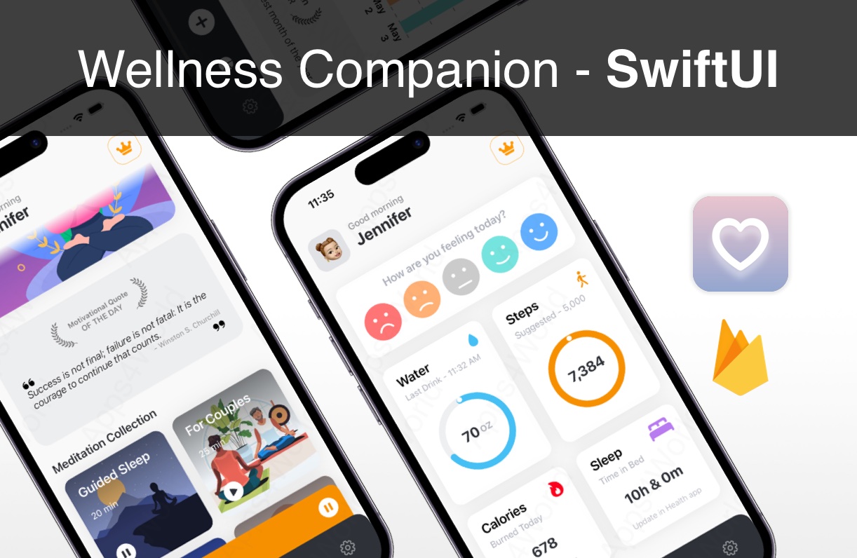 Wellness Companion iOS app template